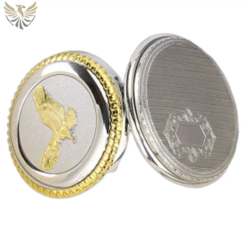 Montre à Gousset Aigle Or et Argent Luxe