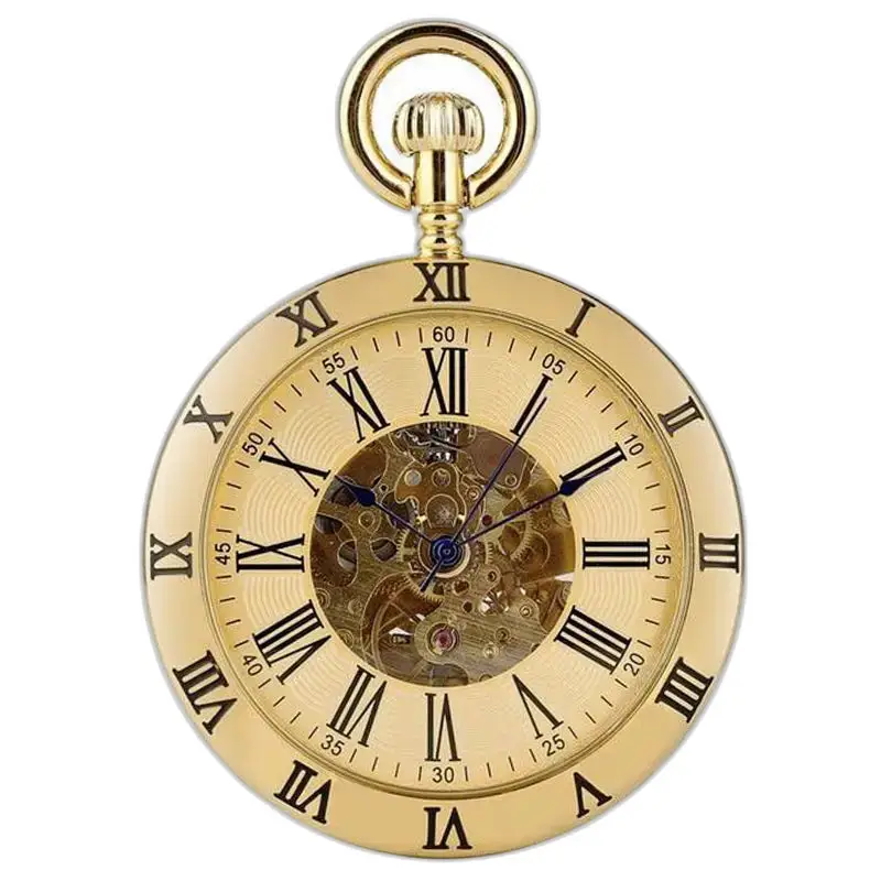 Montre à Gousset Automatique Chic Homme Femme - Or