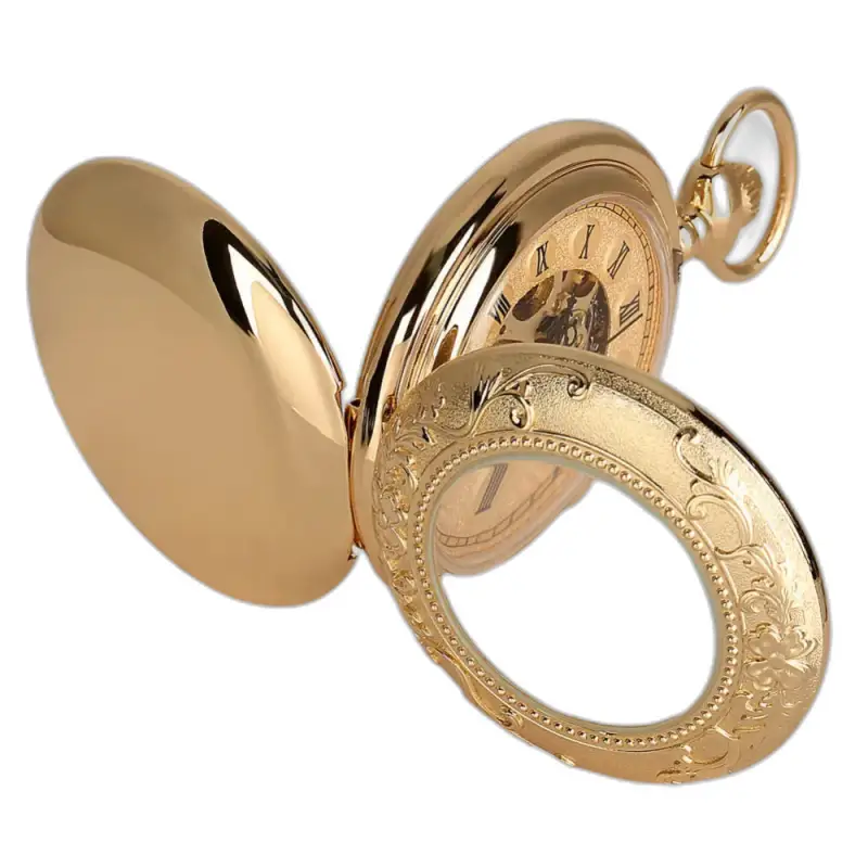 Montre à Gousset Golden Memory Luxe ornée d’une montre à gousset dorée élégante
