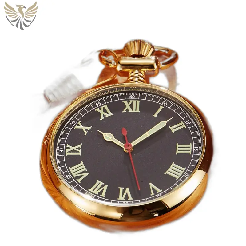 Montre à Gousset Luxueuse Beauty avec un magnifique cadran en chiffres romains