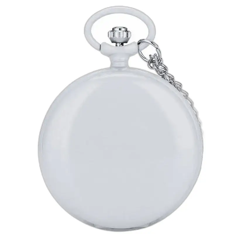 Montre à gousset quartz chasseur colorful avec chaîne, élégante et moderne