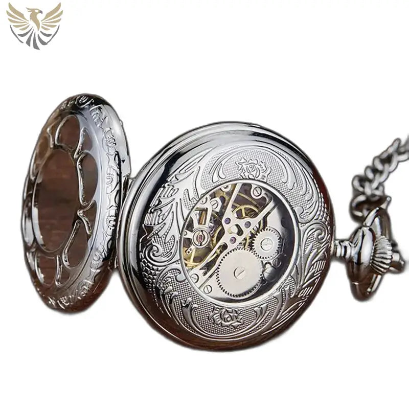 Montre de Poche Oignon Luxe Mécanique avec boitier oignon et remontage manuel