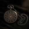 Czarny zegarek kieszonkowy