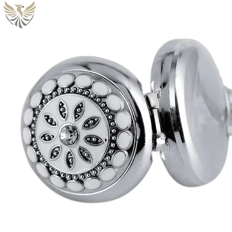 Montre à Gousset Chic Pearl’s Flower Argent