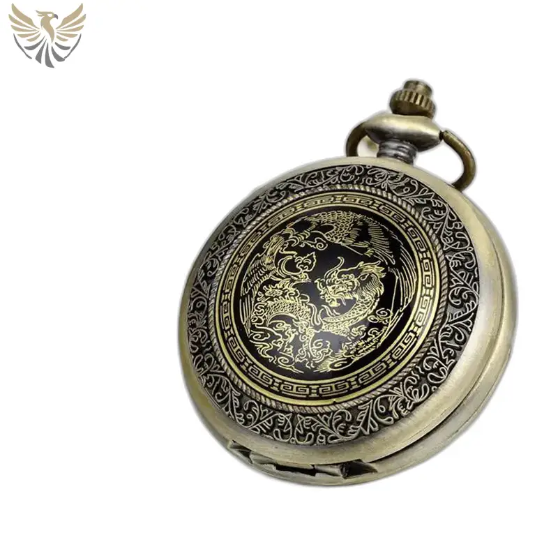 Montre à Gousset Collier My Chinese World Vintage Bronze