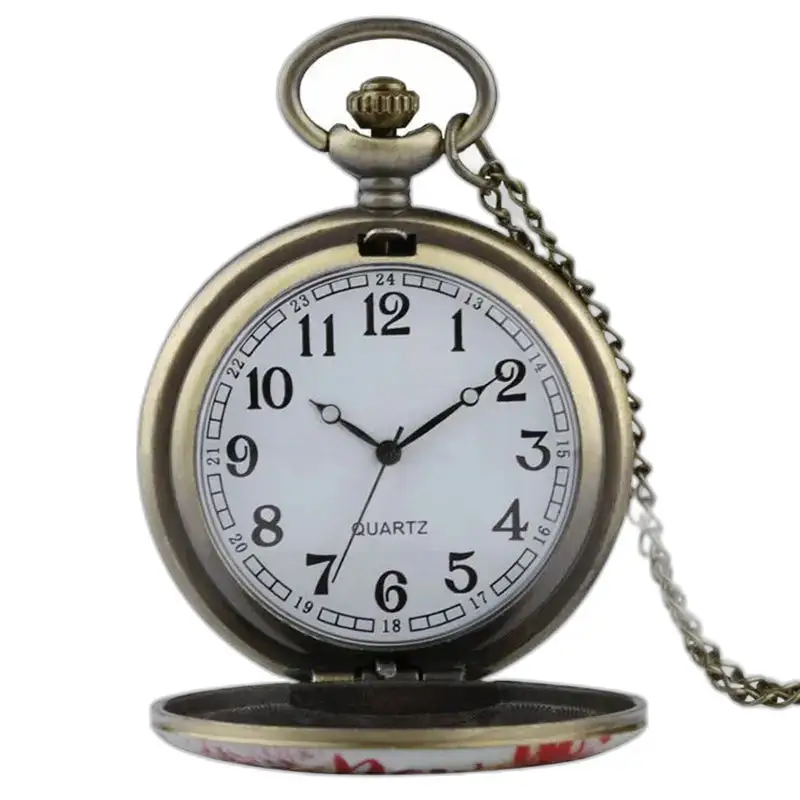 Montre à Gousset Collier New York Vintage Bronze