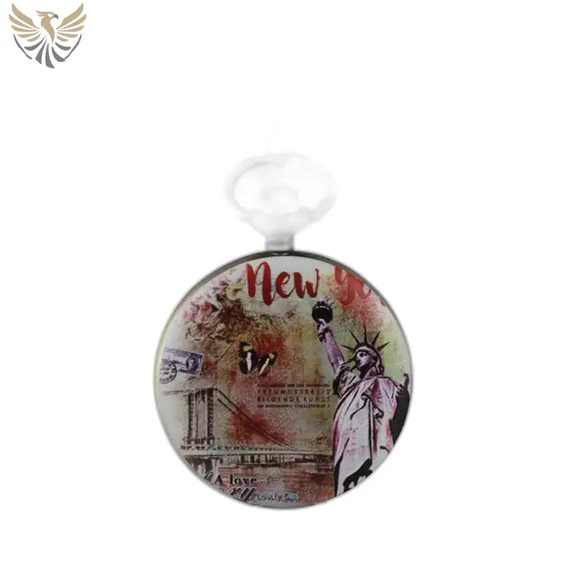 Montre à Gousset Collier New York Vintage Bronze