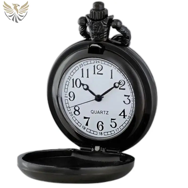 Montre Collier Bouddha Zen Vintage Aquarelle avec une montre noire décorative